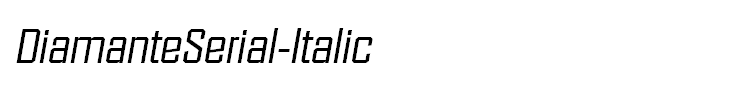 DiamanteSerial-Italic