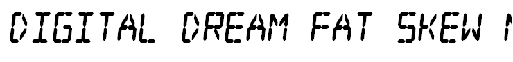 Digital dream Fat Skew Narrow