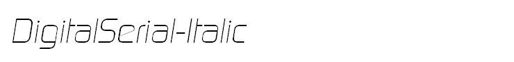 DigitalSerial-Italic