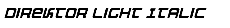 Direktor Light Italic