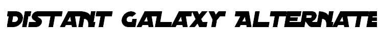 Distant Galaxy Alternate Italic