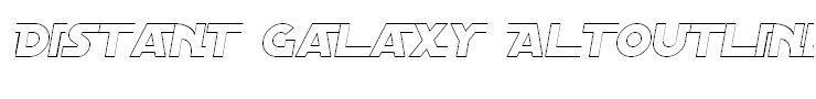 Distant Galaxy AltOutline Italic