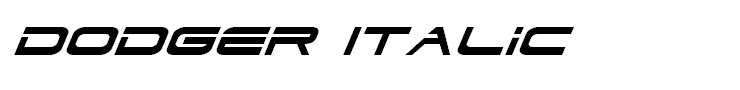 Dodger Italic