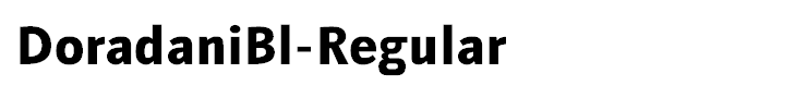 DoradaniBl-Regular