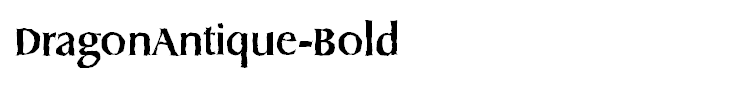 DragonAntique-Bold