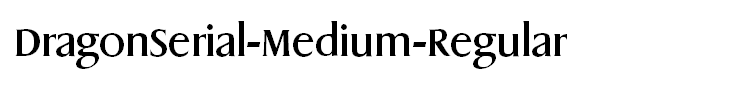DragonSerial-Medium-Regular