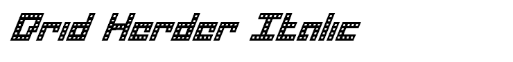 Drid Herder Italic
