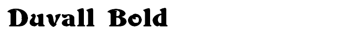 Duvall Bold