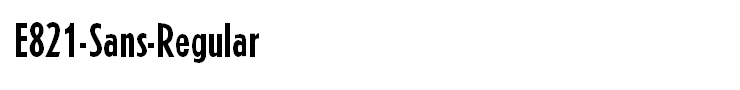 E821-Sans-Regular