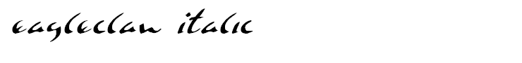Eagleclaw Italic