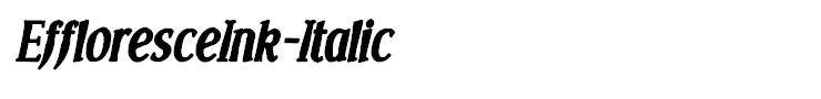EffloresceInk-Italic