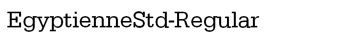 EgyptienneStd-Regular