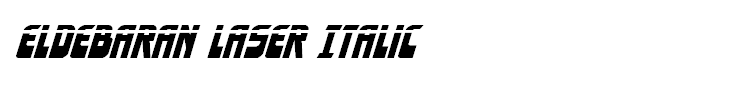 Eldebaran Laser Italic