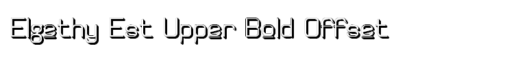 Elgethy Est Upper Bold Offset