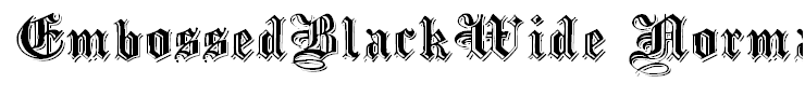 EmbossedBlackWide Normal