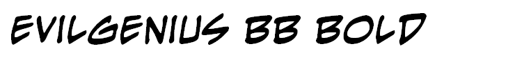EvilGenius BB Bold