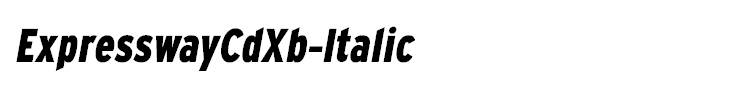 ExpresswayCdXb-Italic
