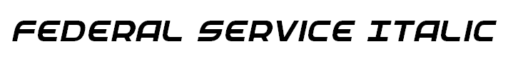 Federal Service Italic