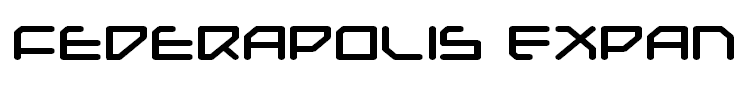 Federapolis Expanded Bold
