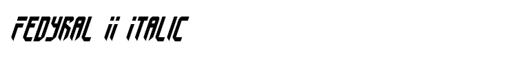 Fedyral II Italic