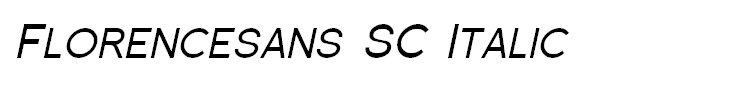 Florencesans SC Italic