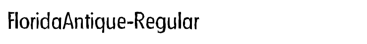 FloridaAntique-Regular
