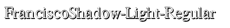 FranciscoShadow-Light-Regular