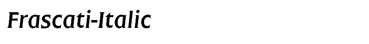 Frascati-Italic
