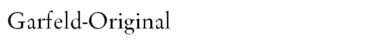 Garfeld-Original