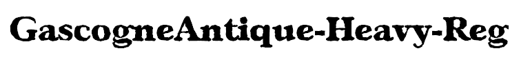 GascogneAntique-Heavy-Regular