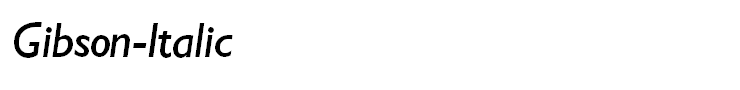 Gibson-Italic