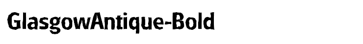 GlasgowAntique-Bold