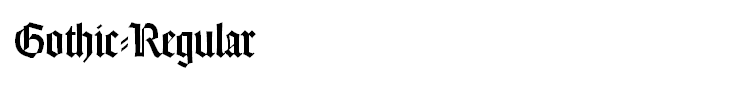 Gothic-Regular