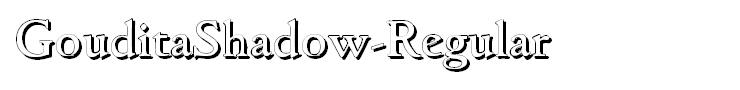 GouditaShadow-Regular