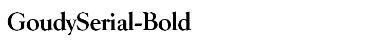 GoudySerial-Bold