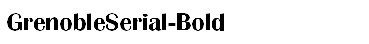 GrenobleSerial-Bold