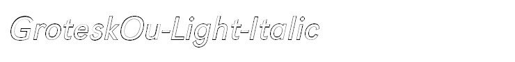 GroteskOu-Light-Italic