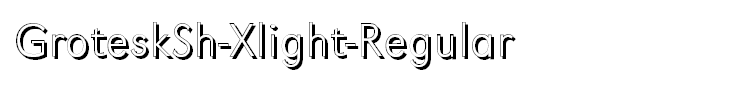 GroteskSh-Xlight-Regular