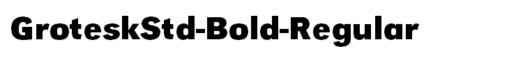 GroteskStd-Bold-Regular