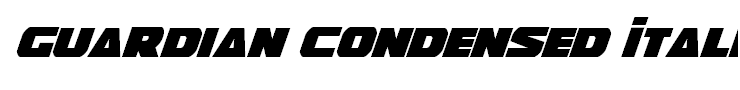 Guardian Condensed Italic