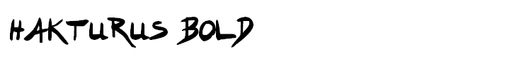 Hakturus Bold