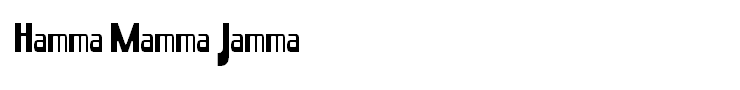 Hamma Mamma Jamma