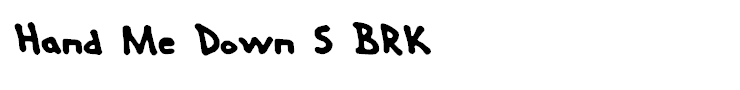 Hand Me Down S BRK