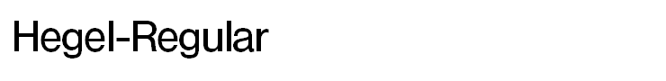 Hegel-Regular