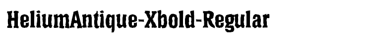 HeliumAntique-Xbold-Regular