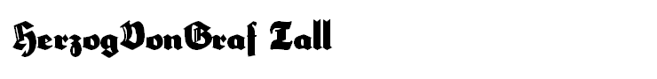 HerzogVonGraf Tall