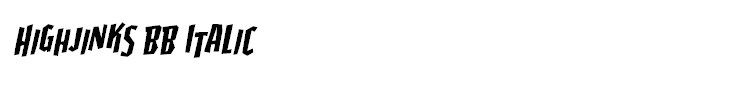 Highjinks BB Italic