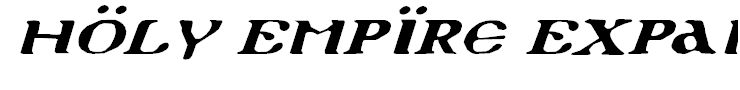 Holy Empire Expanded Italic