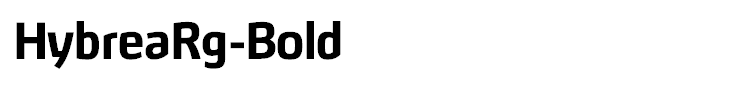 HybreaRg-Bold