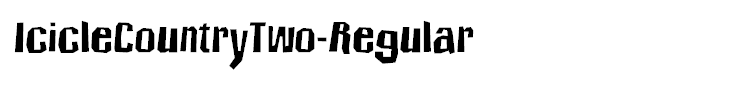 IcicleCountryTwo-Regular